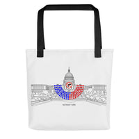 No Right Turn - Tote Bags
