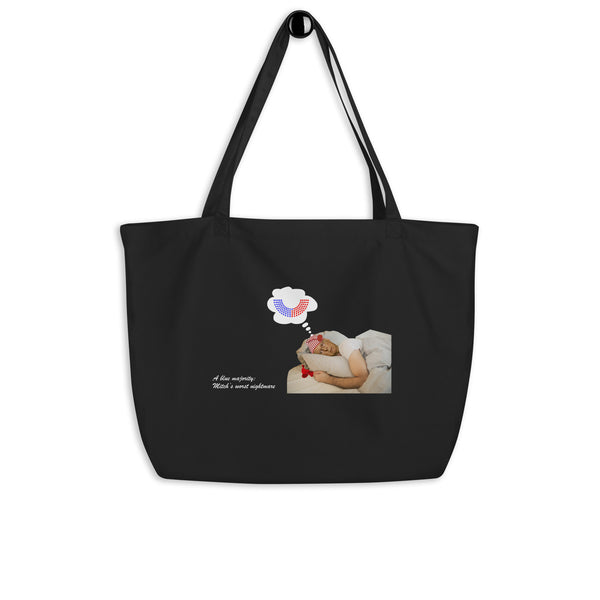 Mitch's Nightmare - Large Organic Tote Bag