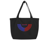 Blue Majority - Large Organic Tote Bag