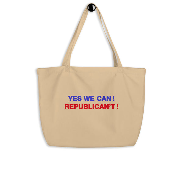 Republican't - Large Organic Tote Bags